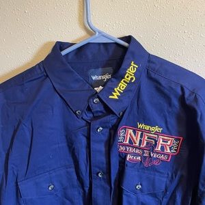 Mens NFR wrangler button down shirt